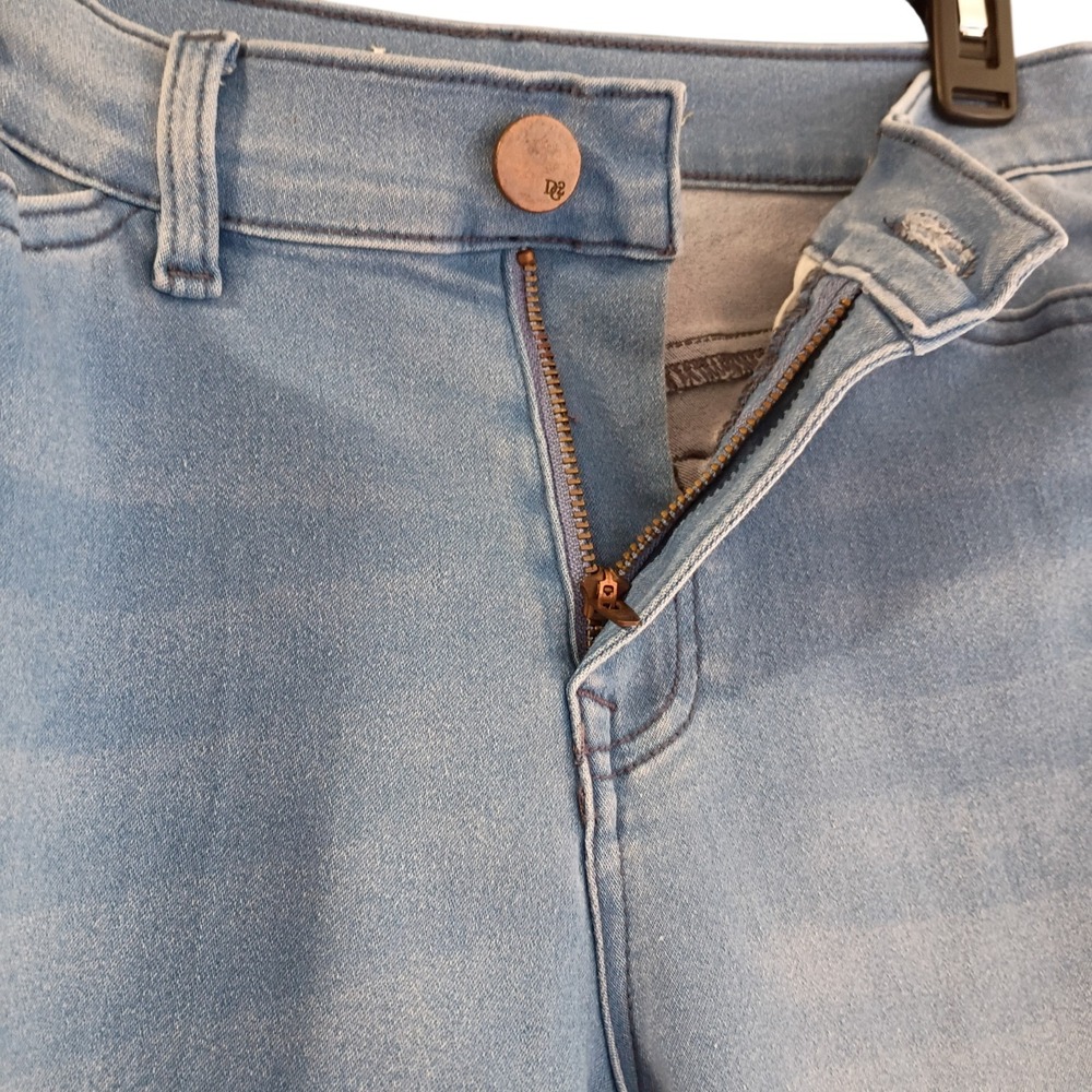 DG2 Diane Gilman Stretchy Jeans Size 10P Two Tone Color High Rise EUC‎ - Picture 5 of 11